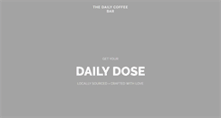 Desktop Screenshot of dailycoffeebar.com